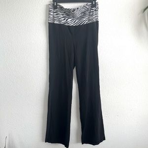 Zebra Waist Yoga Pants
